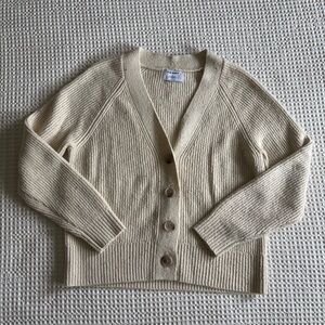 Old Navy Cozy Cream Cardigan Sweater